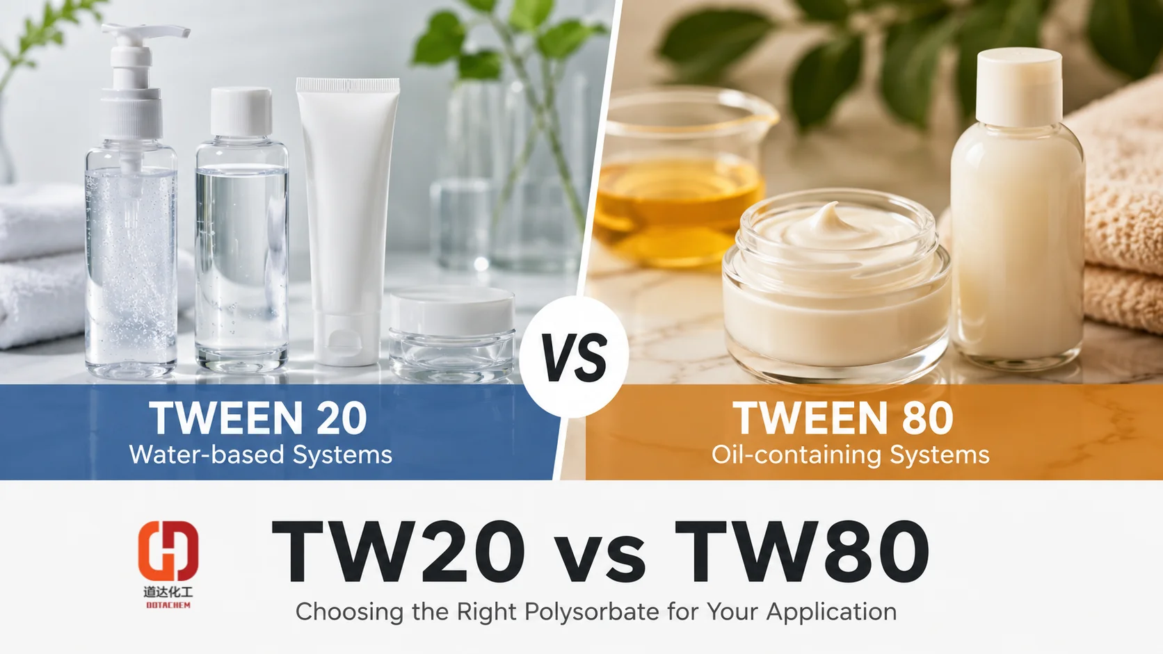 Tween 80 vs Tween 20: मुख्य भिन्नताहरू र तपाइँको आवेदनको लागि कसरी छनौट गर्ने