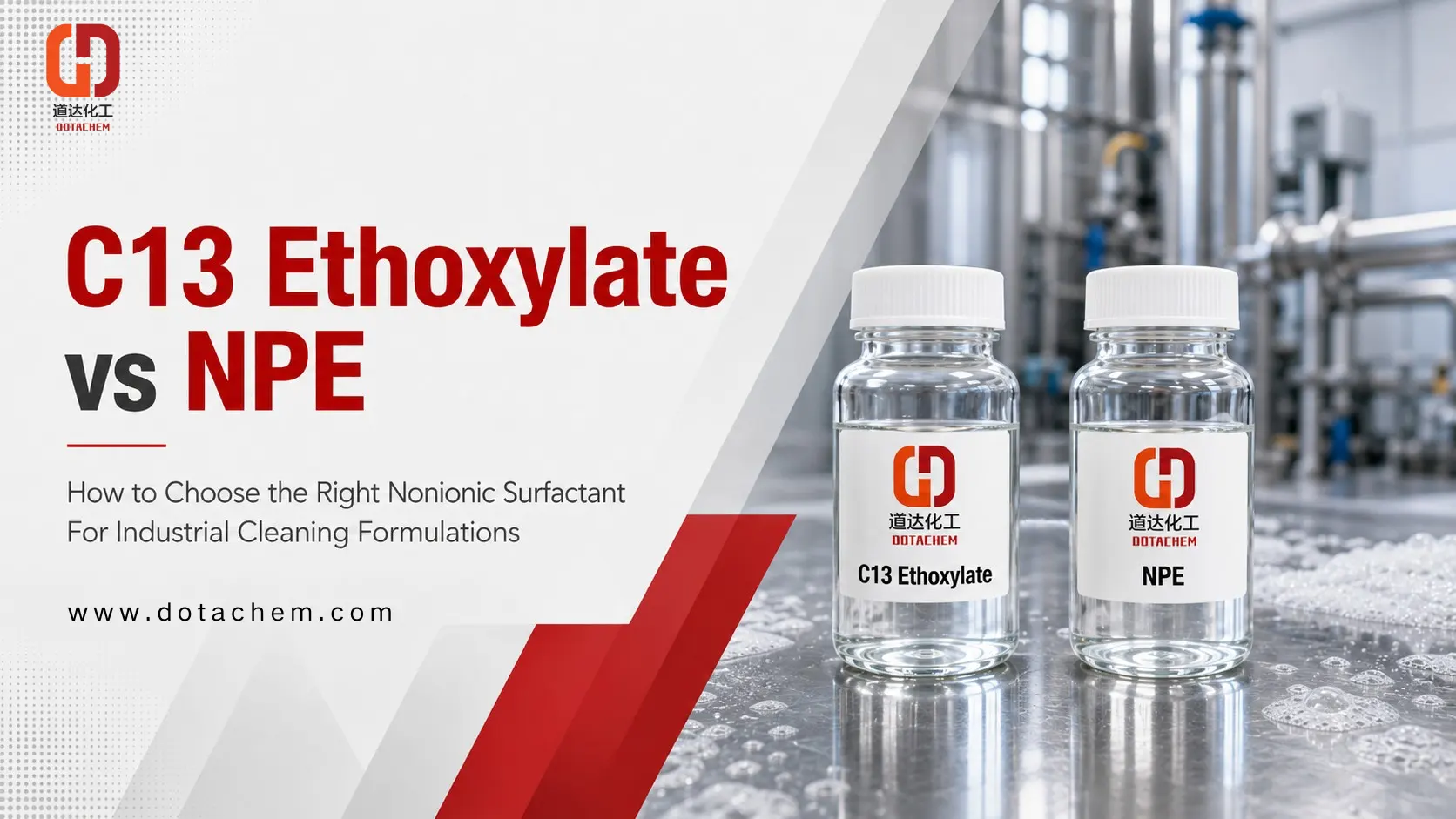 औद्योगिक सफाई सूत्रहरूमा रक्सी C13 Ethoxylate र NPE बीच कसरी छनौट गर्ने